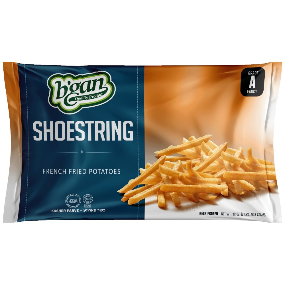 B'gan Shoestring French Fried Potatoes, 32 Oz | Canopy Kosher